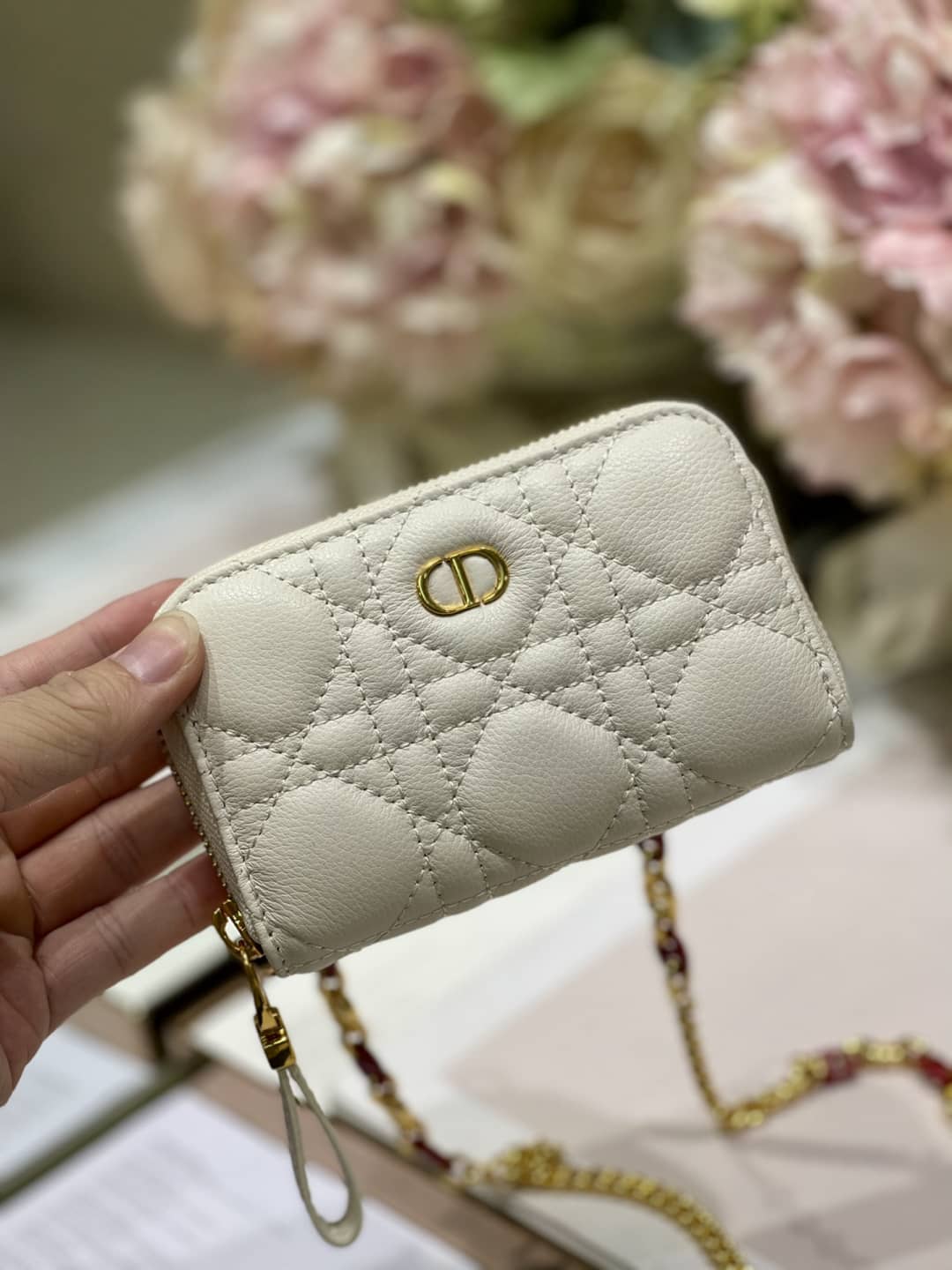 Top Chr1st1an D10r Replica Zipper Wallet
