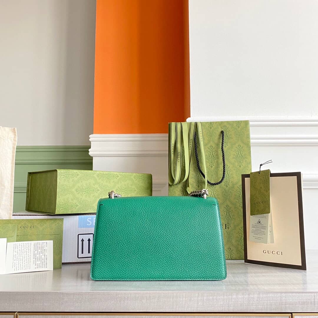 Gvc*1 Dionysus Dupe GG Svp*me Dionysus Chain Replica Shoulder Bag Green 400249
