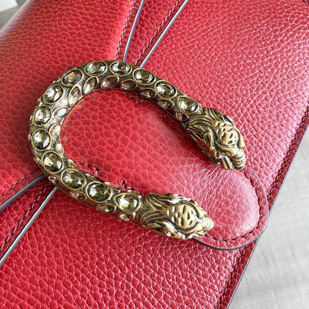 Gvc*1 GG Svp*me Dionysus Chain Replica Shoulder Bag Red 400249