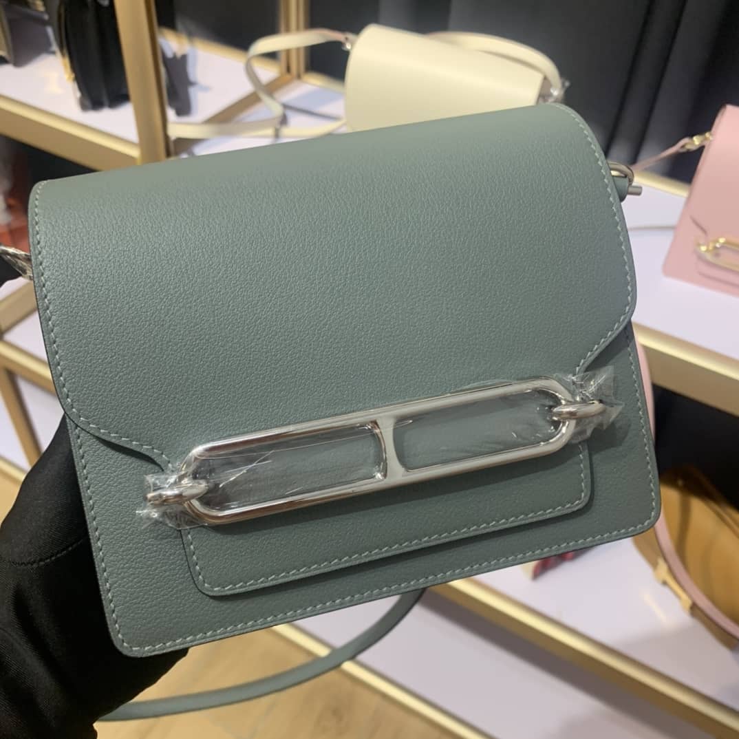 H**me5 Roulis Mini Sac Evercolor Calfskin Leather Crossbody Bag
