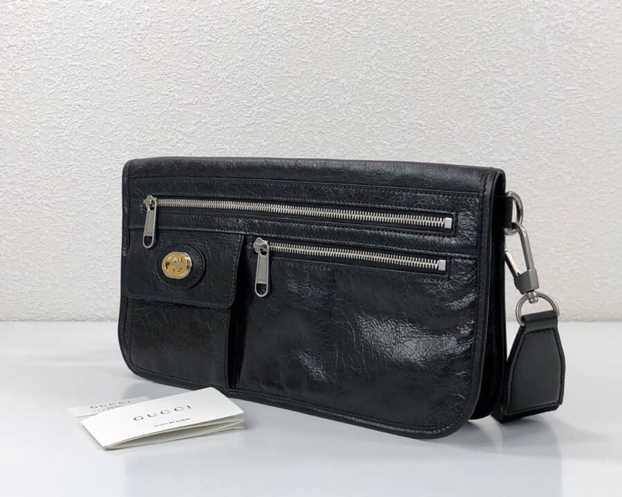Gvc*1 Unisex Morpheus Leather Messenger Bag Replica 575837