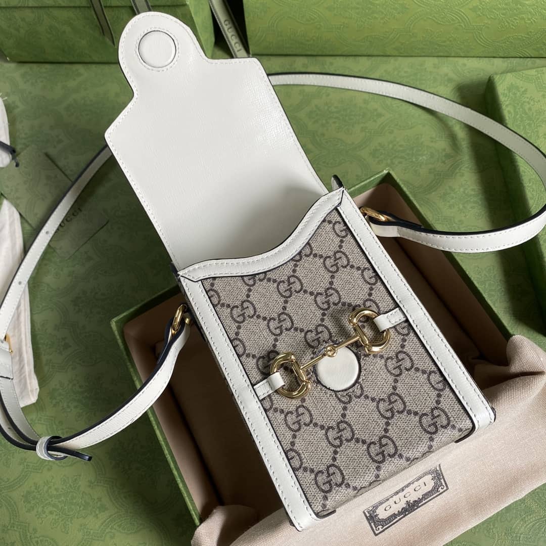 Gvc*1 1955 Horsebit Mini Phone Bag Replica 625615