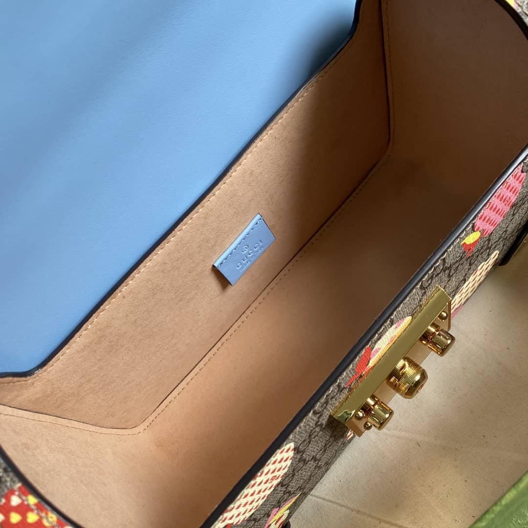 Gvc*1 Padlock Small Bamboo Shoulder Bag Replica 603221