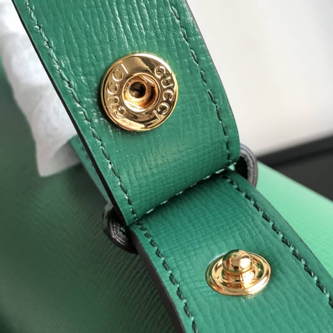 Gvc*1 Horsebit 1955 Shoulder Bag Replica Green 602204
