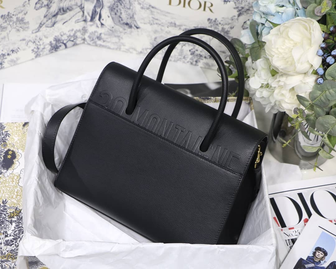 Chr1st1an D10r Box Calfskin Large St. Honore Tote