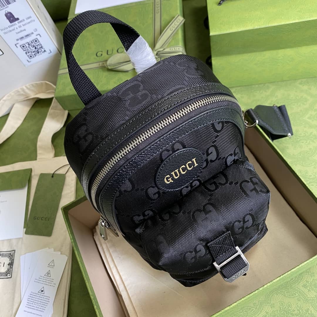 Gvc*1 Off The Grid Nylon Canvas Leather Backpack Replica 658631