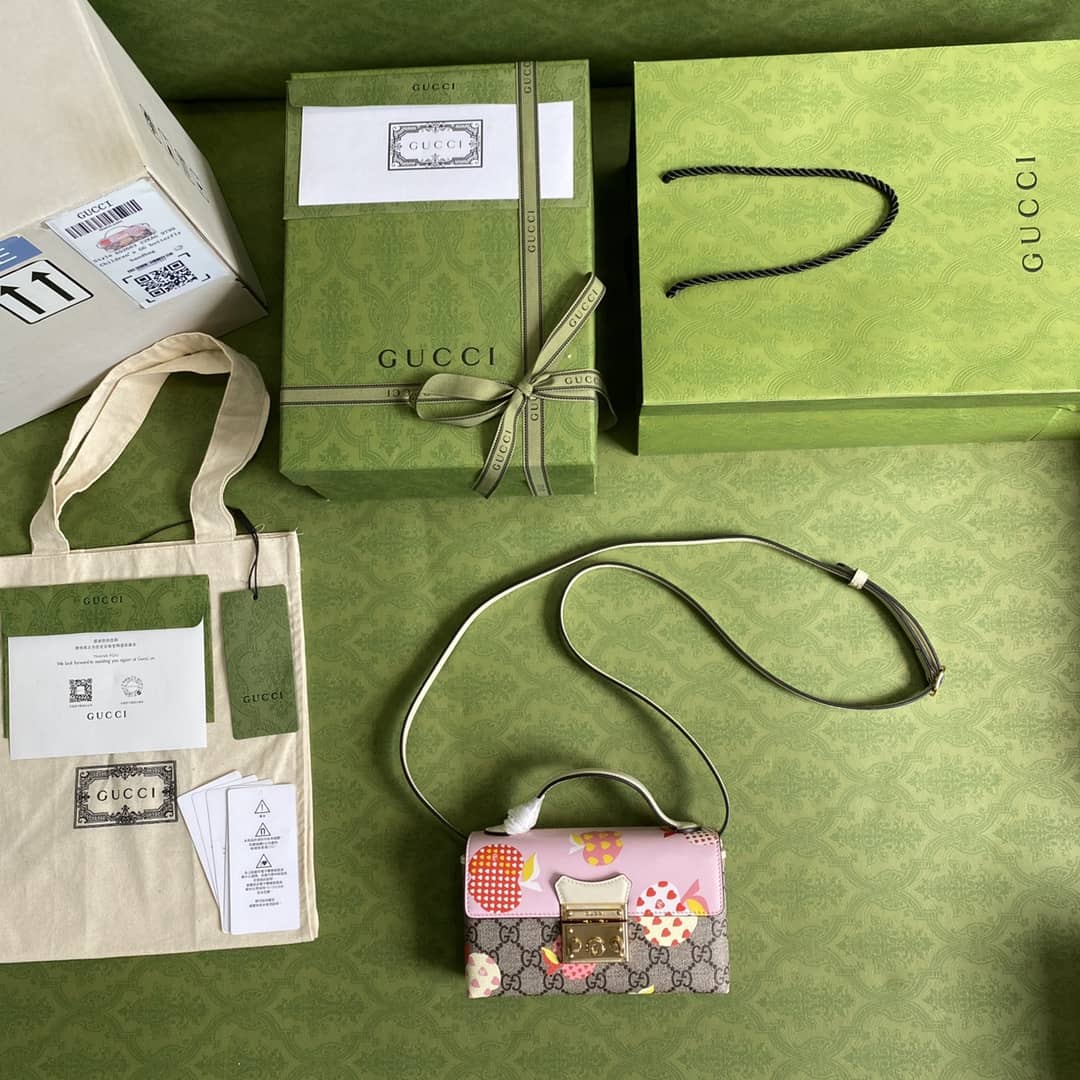 Gvc*1 Padlock GG Svp*me Canvas Top Handle Mini Bag Replica 652683