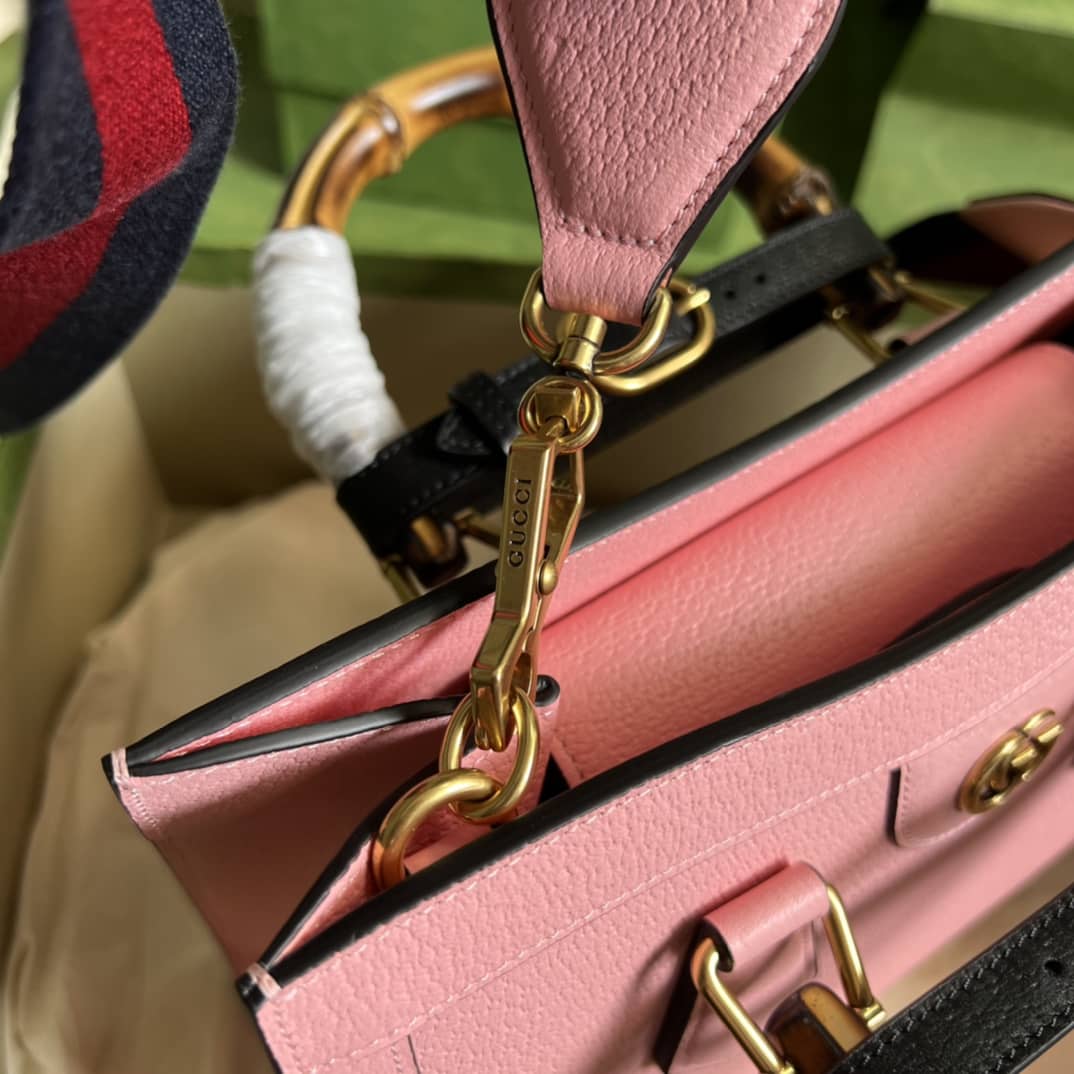 Gvc*1 Diana Small Tote Pink 702721 Replica Bag