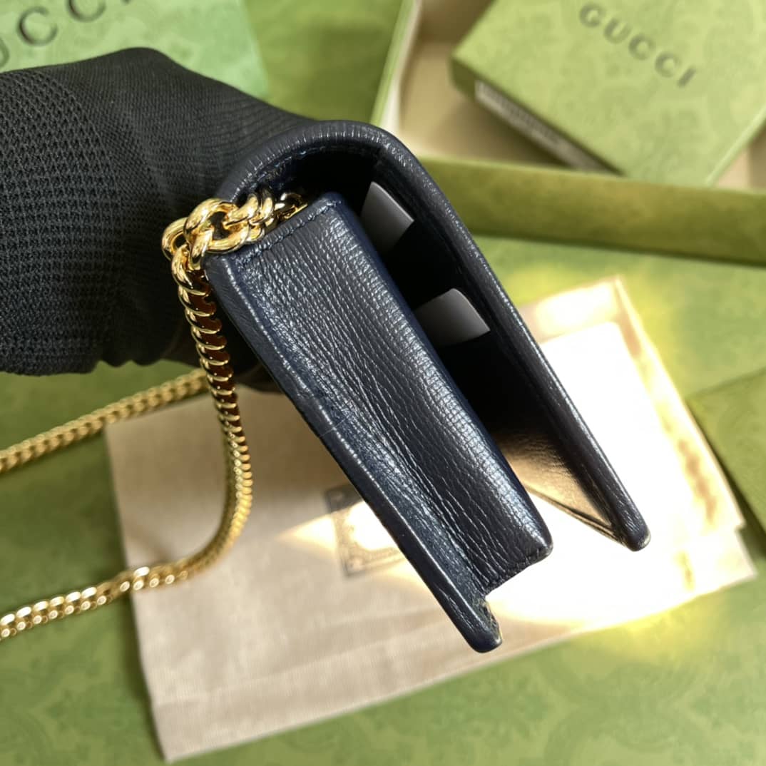 Gvc*1 1955 Horsebit Chain Wallet Replica 621892