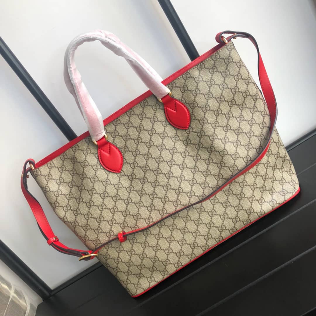 Gvc*1 Soft GG Svp*me Baby Changing Bag Replica Red 457356