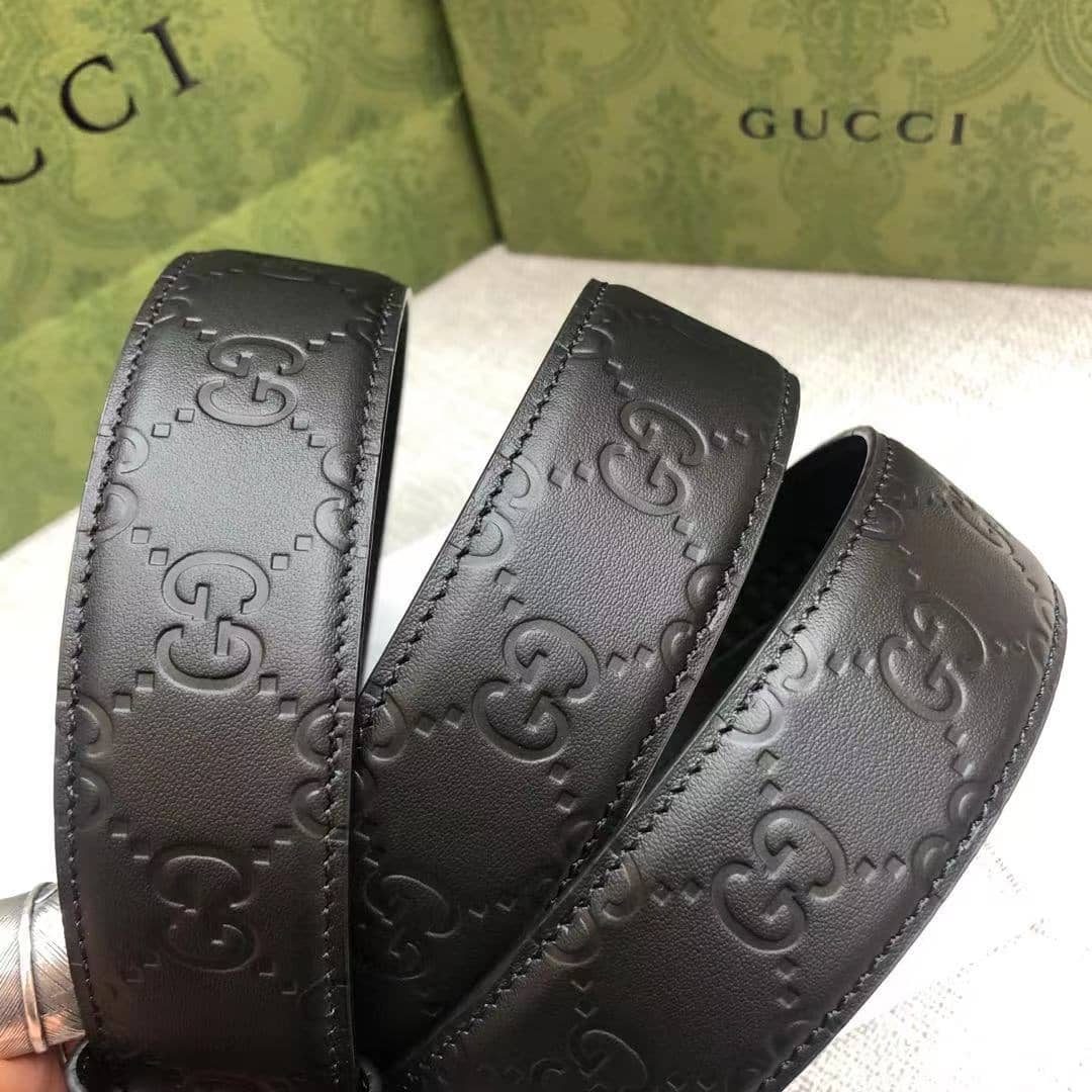 Fake Gvc*1 Logo Belt 34mm