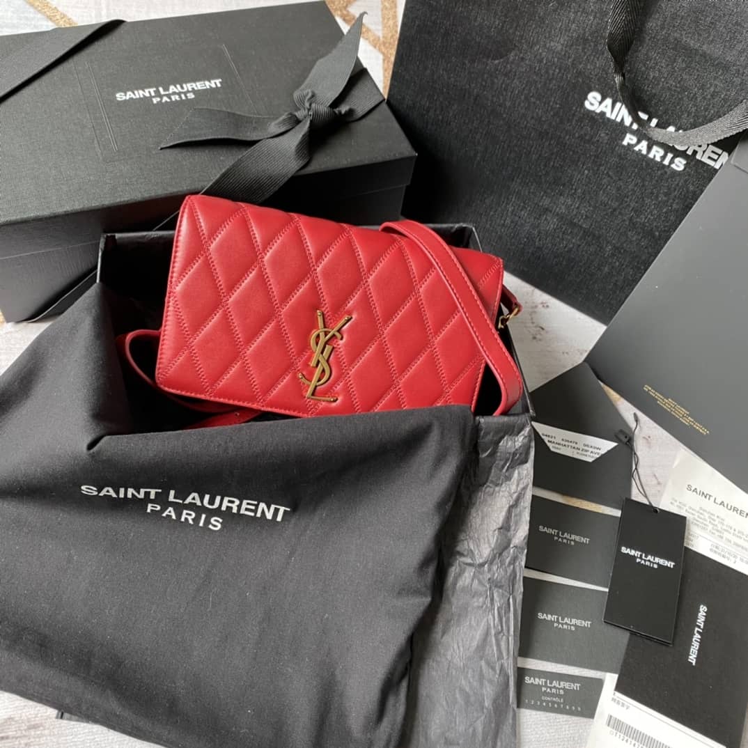 Y51 Dupes Bags Sa1nt Lau*nt Y51 Replica Pouch Shoulder Bag