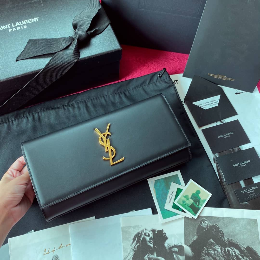 Y51 Clutch Replica Kate Smooth Leather
