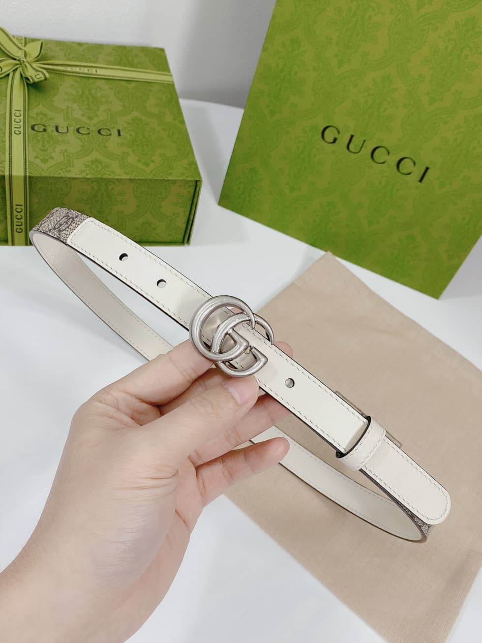 7 Star Gvc*1 Leather Belt 20mm For Lady