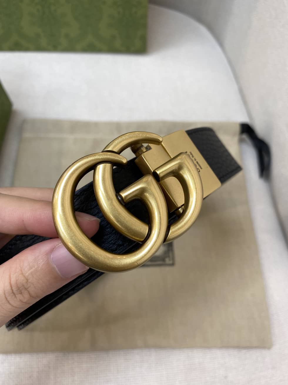 Fake Gvc*1 Logo Belt 30mm
