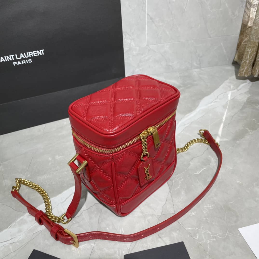 Y51 80s Carré-Quilted Vanity Replica Bag