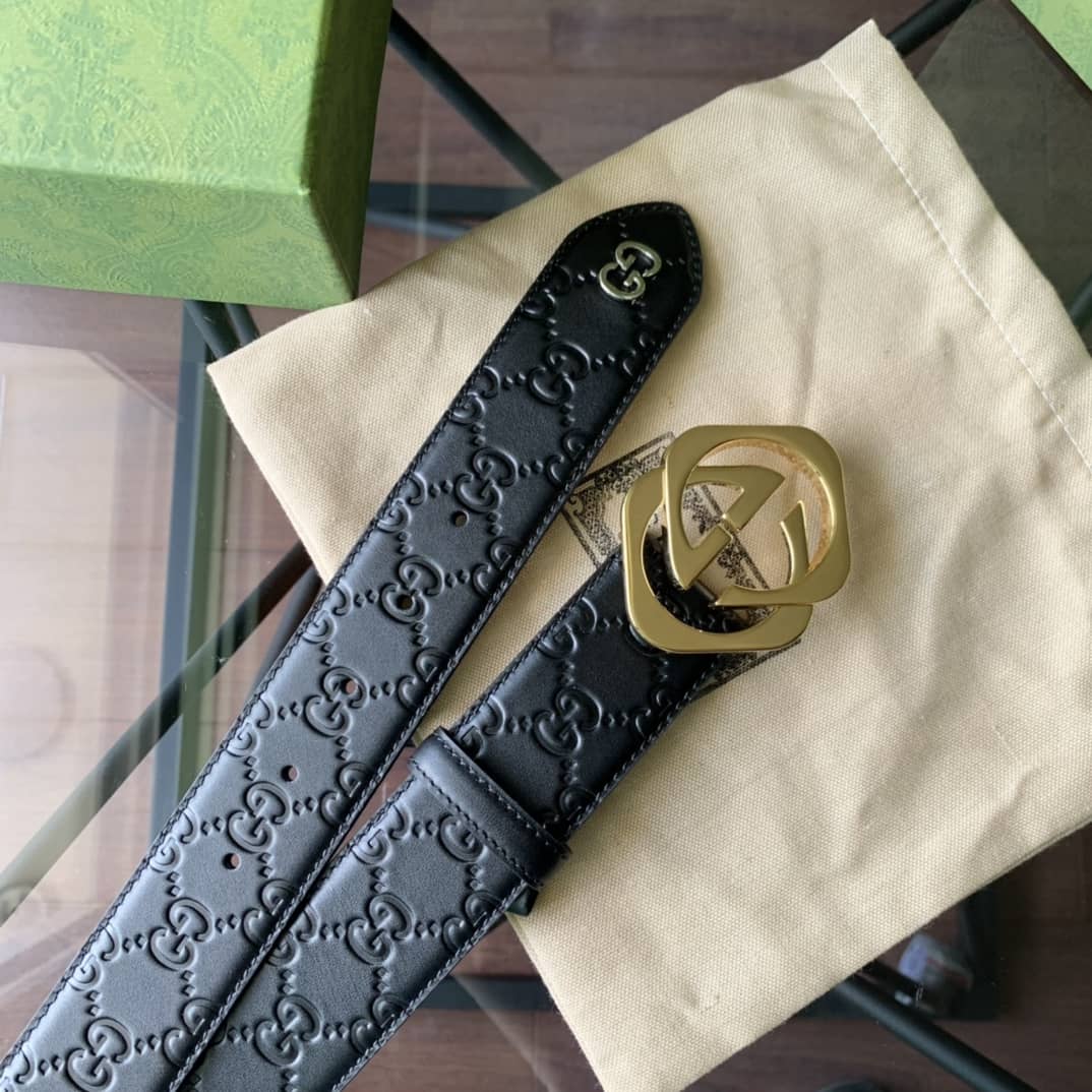 Fake Gvc*1 Logo Belt 38mm