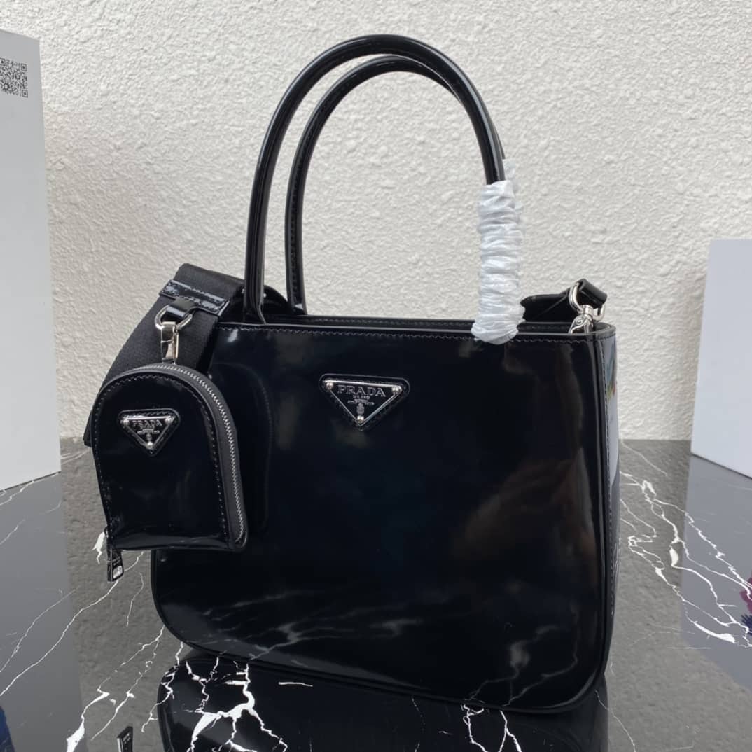 Pra*a Leather Replica Tote