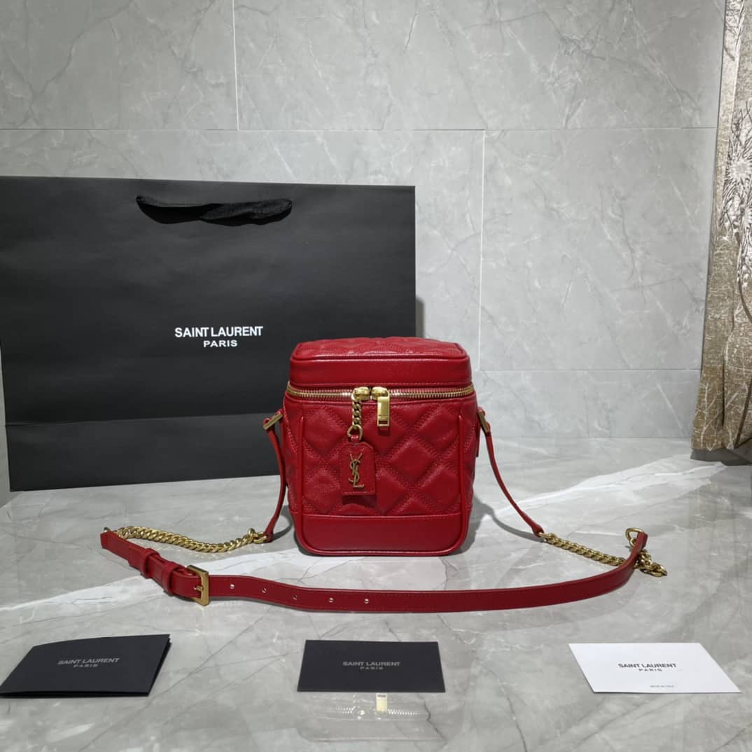 Y51 80s Carré-Quilted Vanity Replica Bag