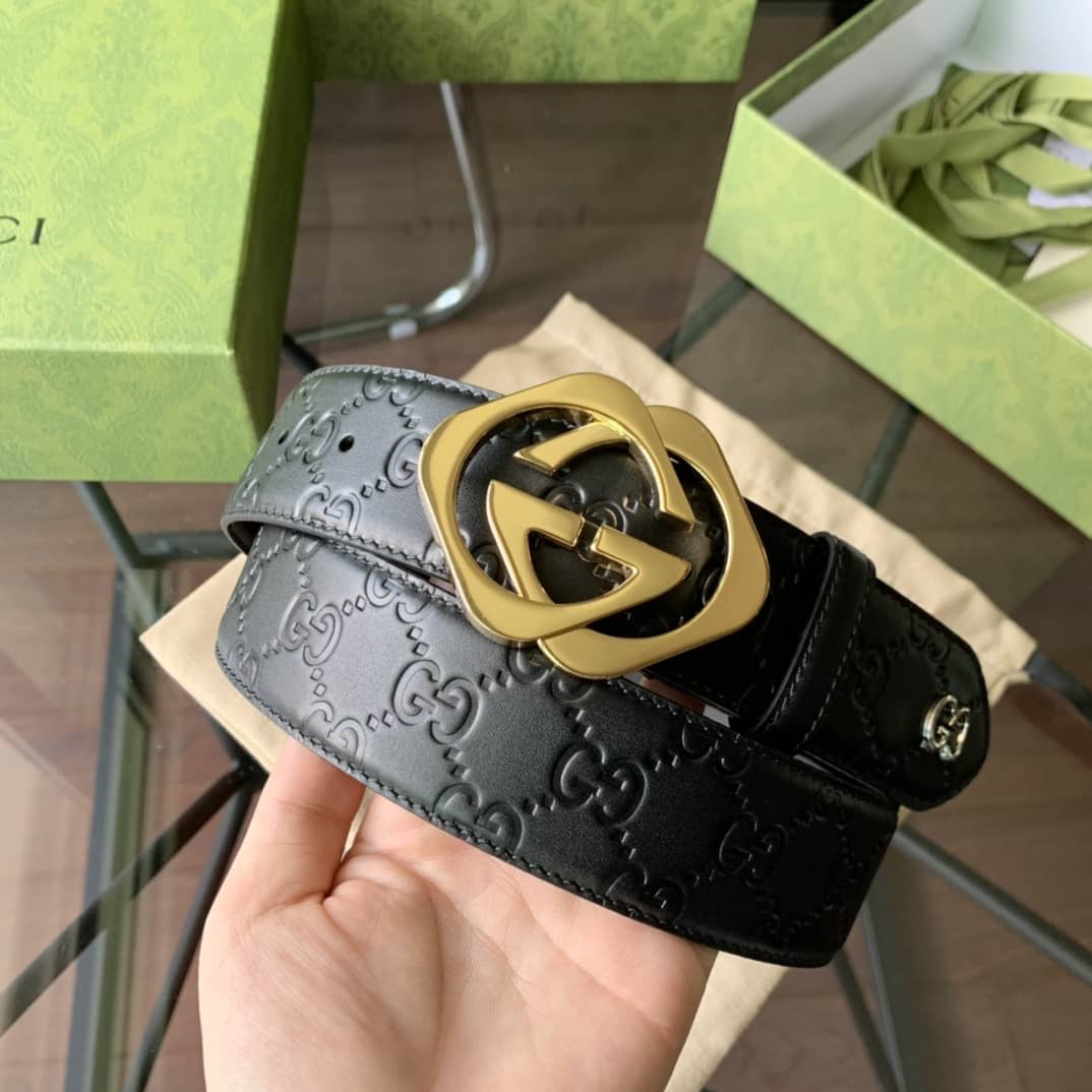 Fake Gvc*1 Logo Belt 38mm