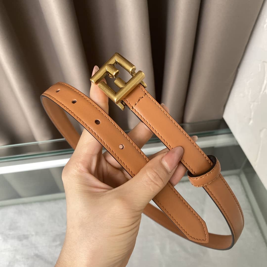 Fake F**di Logo Belt 20mm For Lady