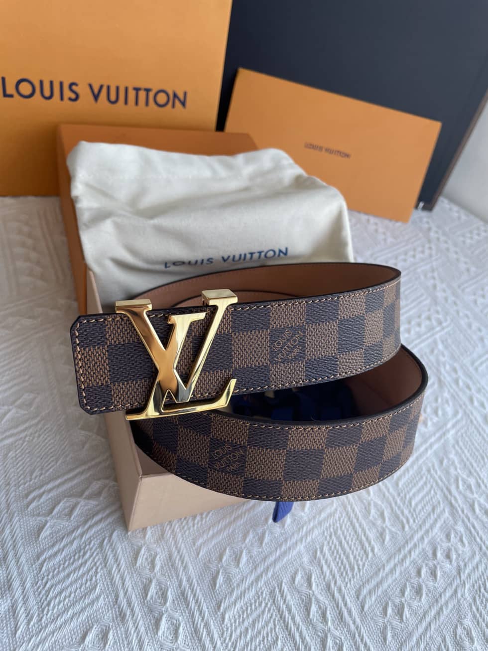 Knockoff L0vis Vvtt0n Logo Belt 38mm