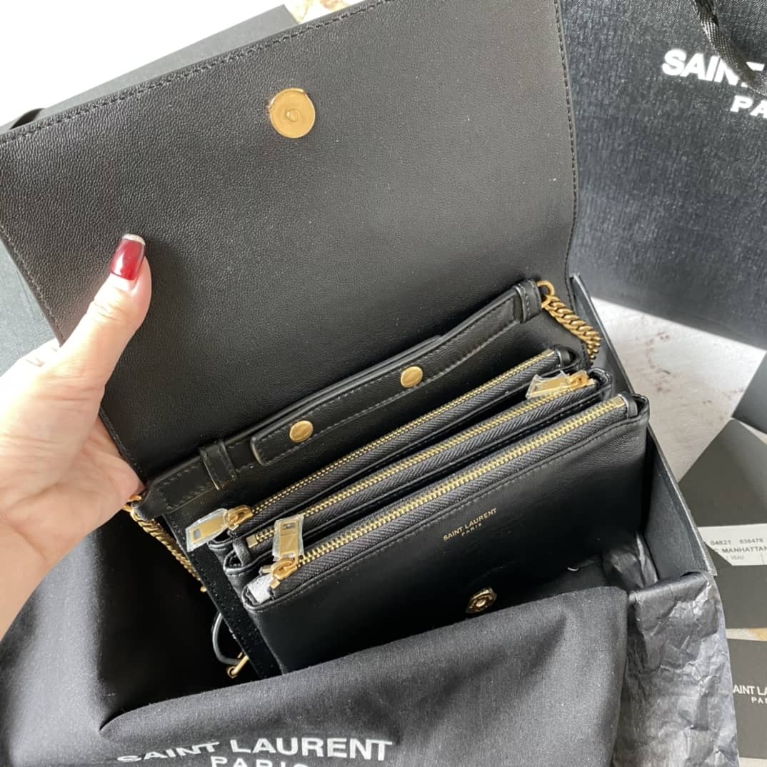 Y51 Dupes Bags Sa1nt Lau*nt Y51 Replica Pouch Shoulder Bag