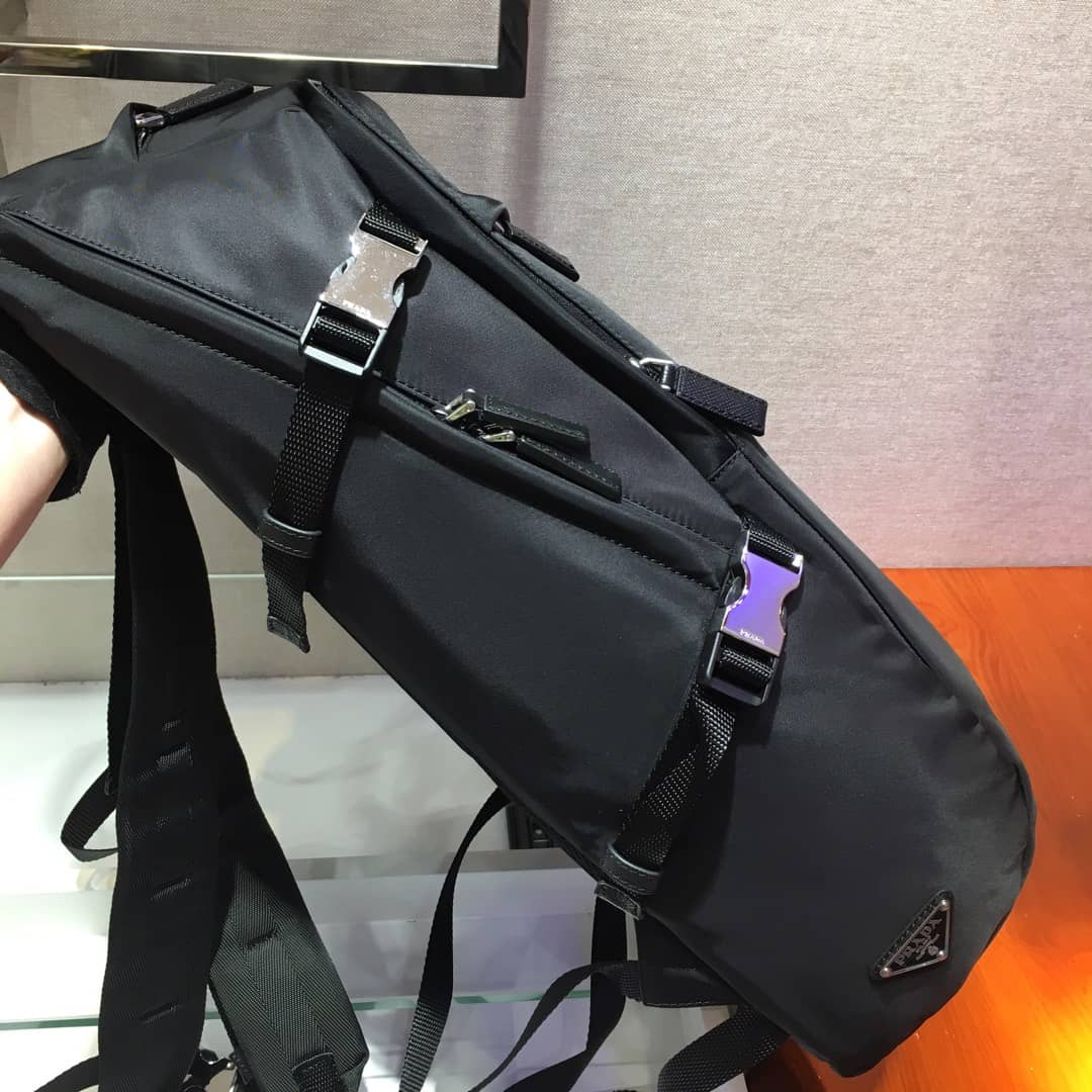 Pra*a Backpack Dupe Saffiano Leather Replica