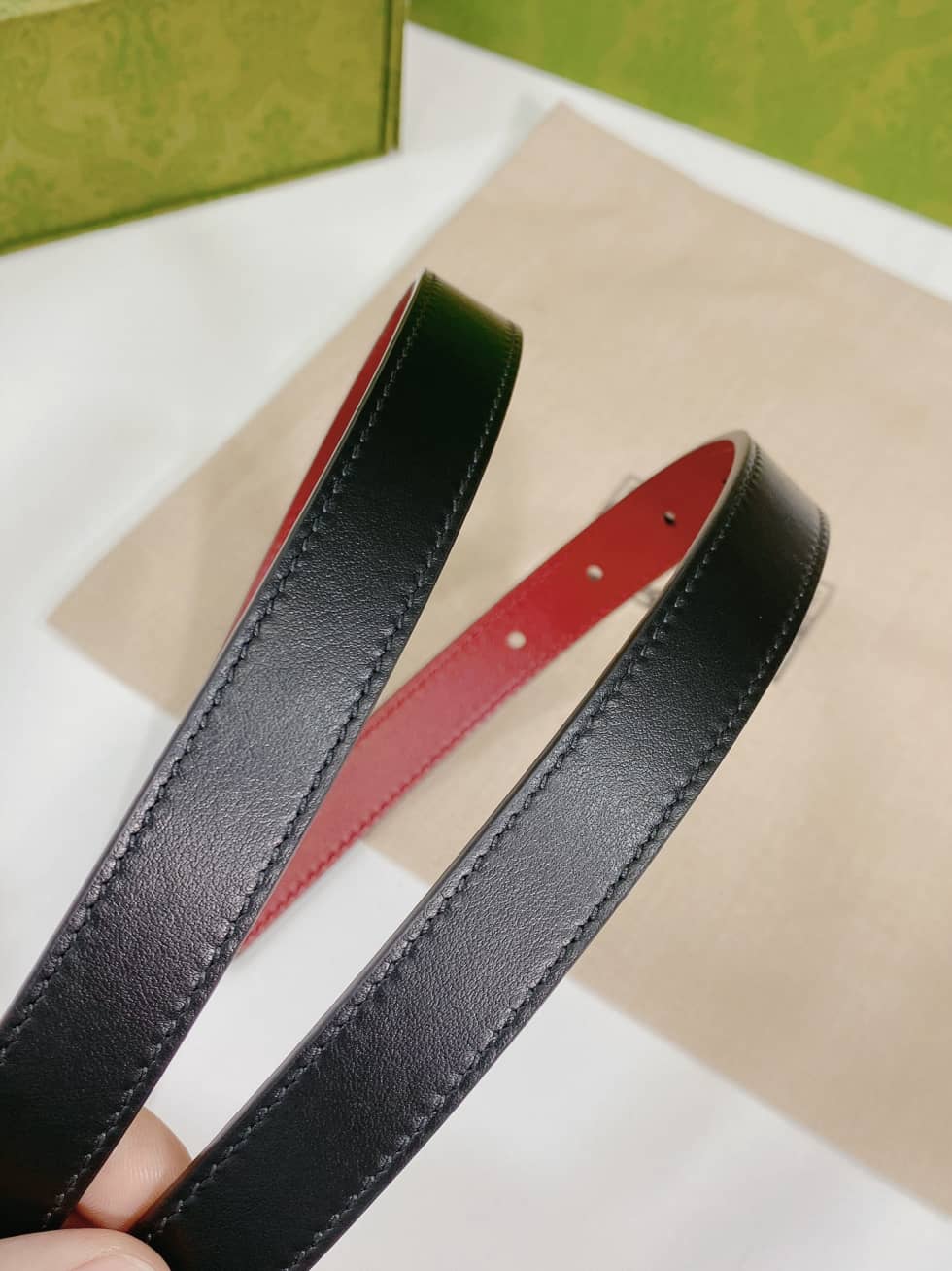 Fake Gvc*1 Logo Belt 20mm For Lady