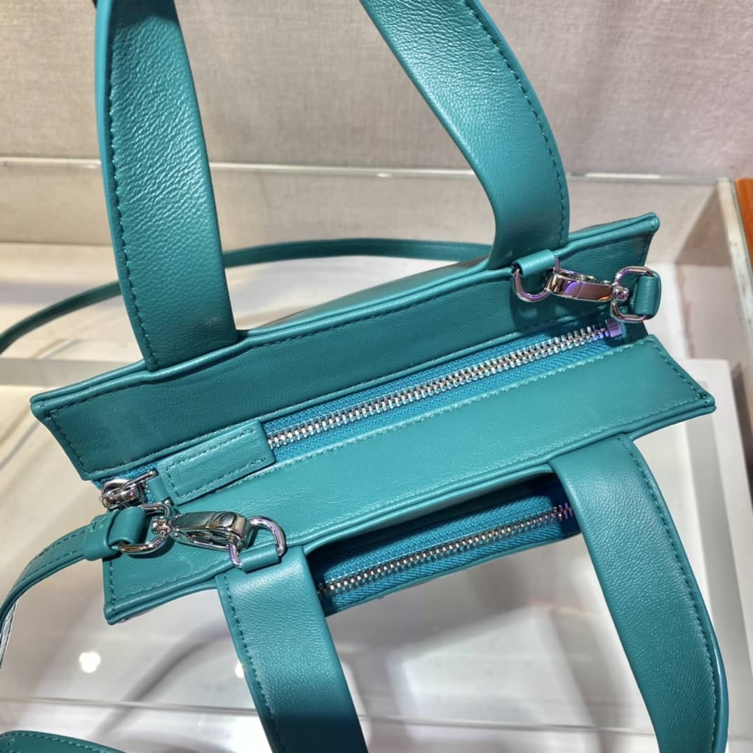 Pra*a Nappa Leather Replica Tote