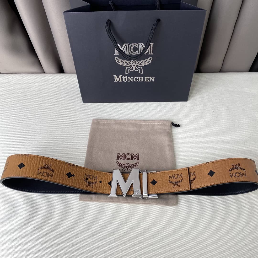 Replica Unisex MCM Buckle Belt 40mm