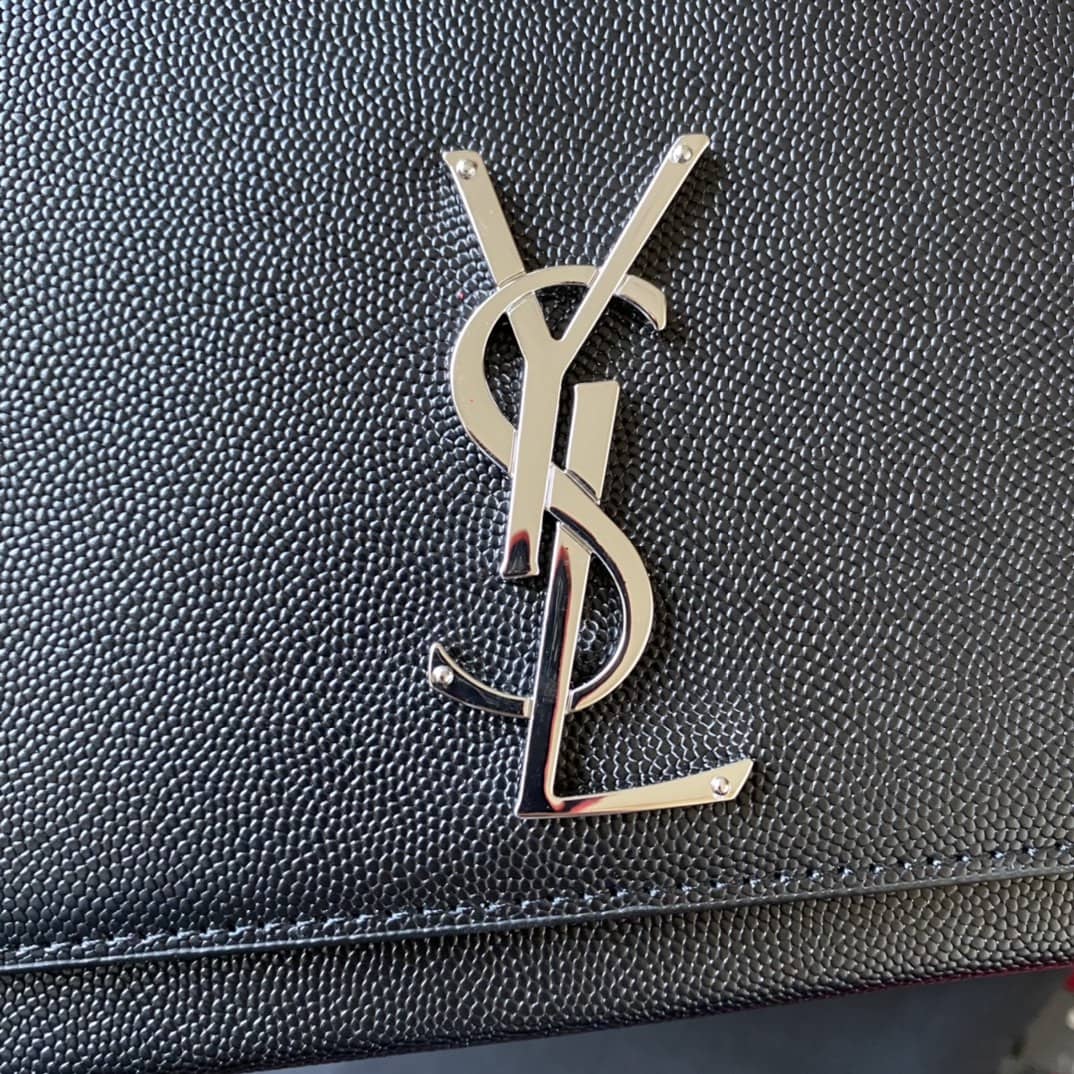 Y51 Dupes Bags Sa1nt Lau*nt Kate Embossed Leather Medium Bag