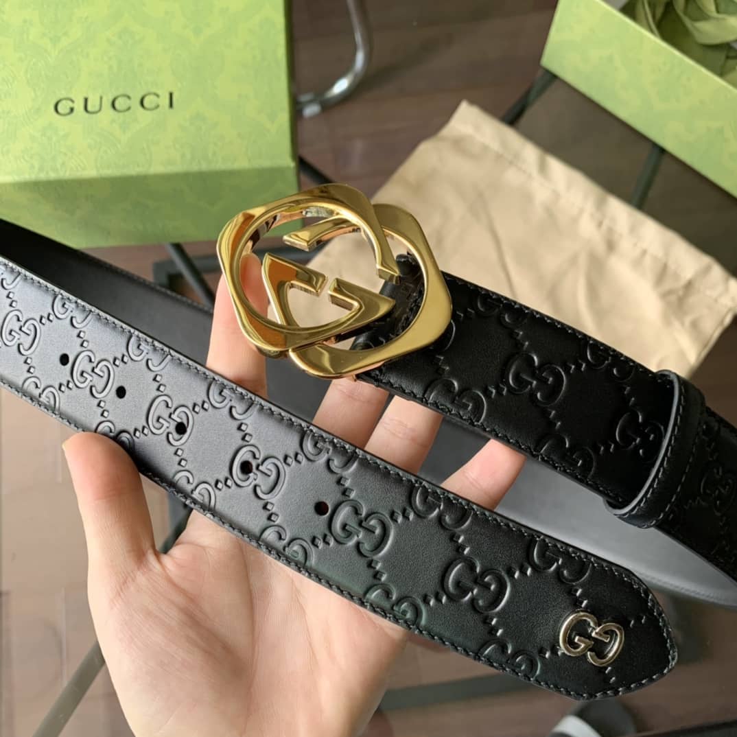 Fake Gvc*1 Logo Belt 38mm