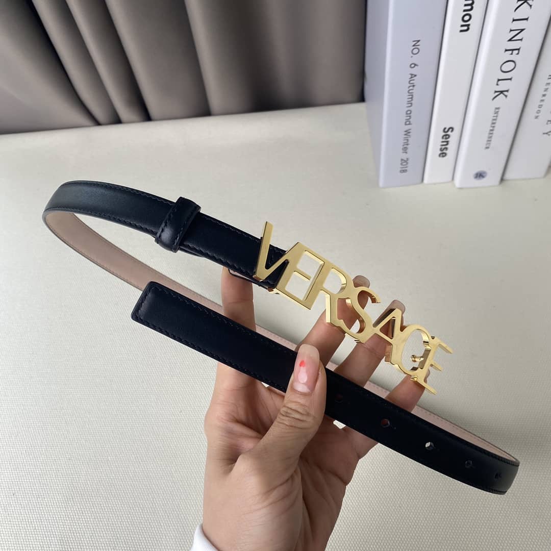 Knockoff Versace Logo Belt 20mm For Lady