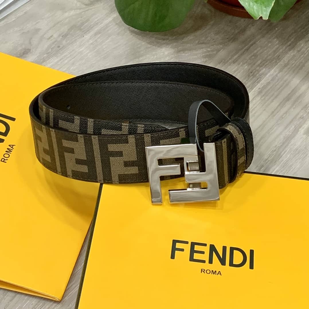 Fake F**di Logo Belt 39mm