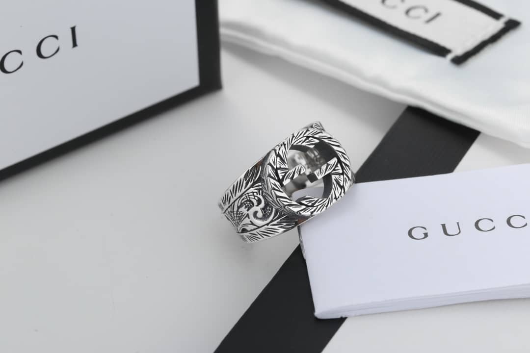Knockoff Gvc*1 Logo Ring