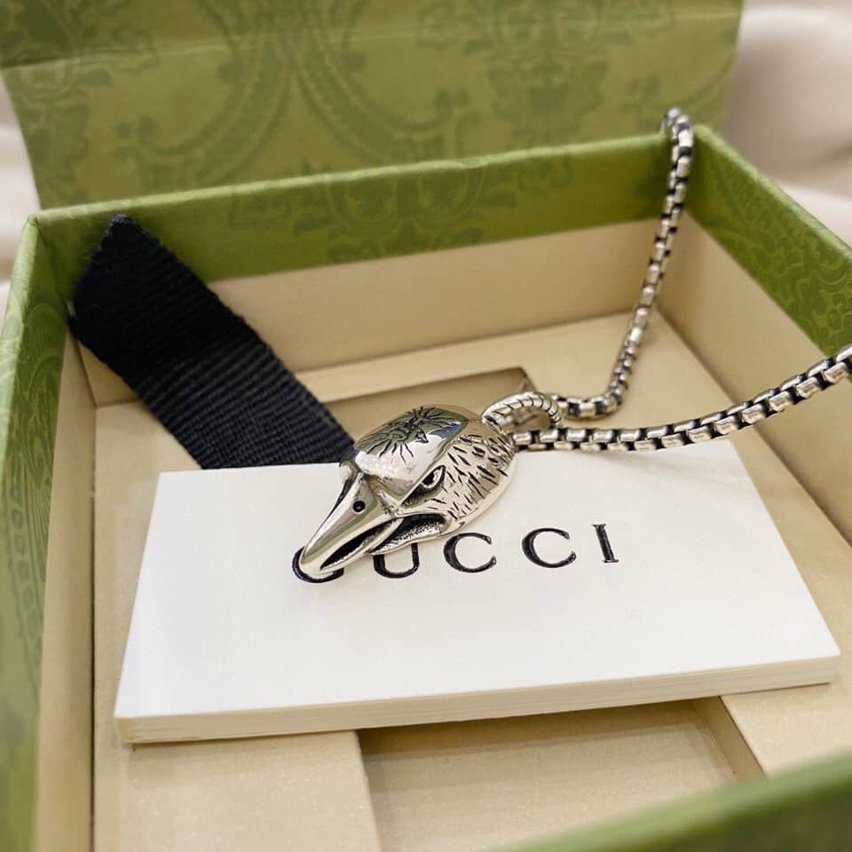 Fake Gvc*1 Logo Necklace