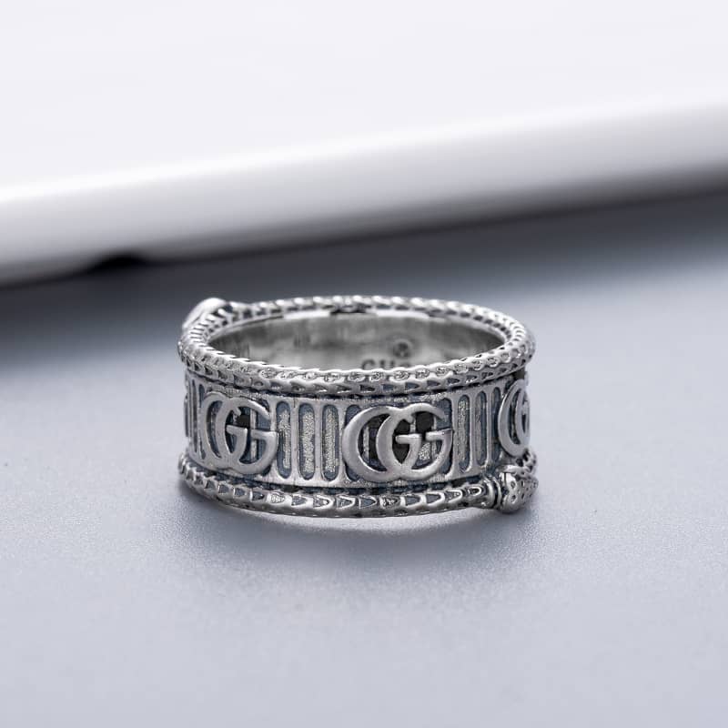 Knockoff Gvc*1 Logo Ring