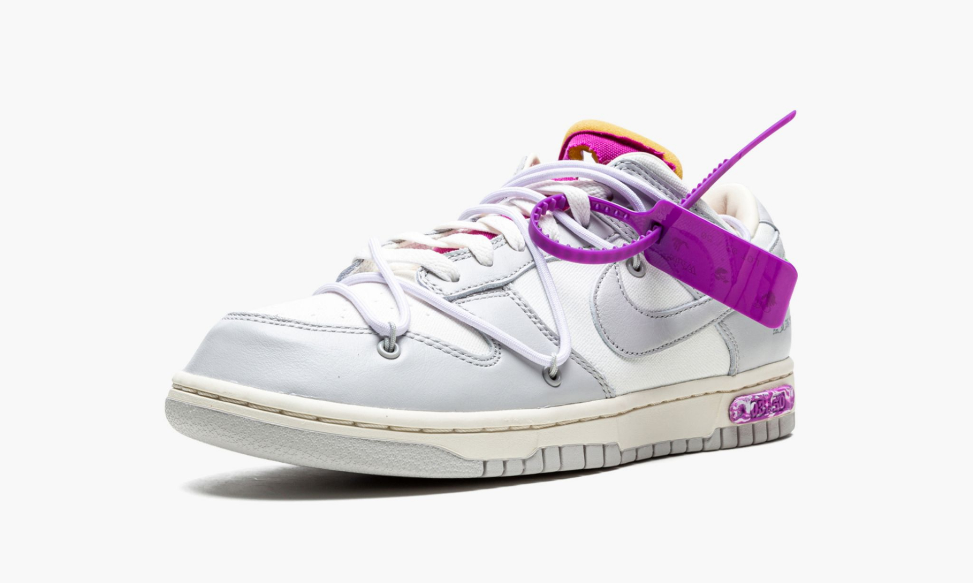 Off-White x Dunk Low  Lot 03 of 50  DM1602-118
