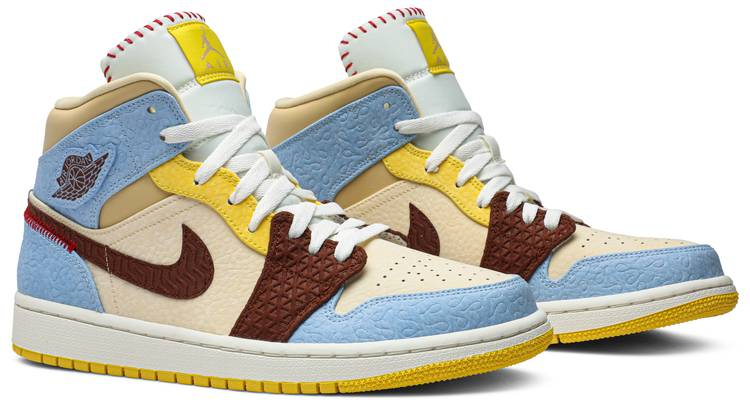 Ma1s0n Chateau Rouge x Air Jordan 1 Mid SE  Fearless CU2803-200