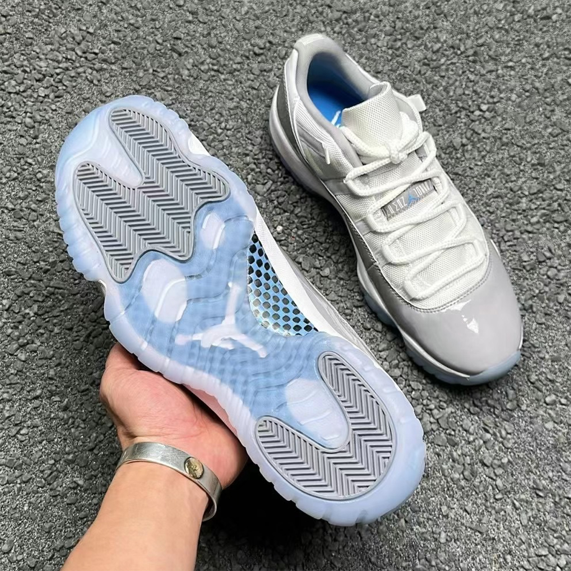 Air Jordan 11 Retro Low  Cement Grey  AV2187-140