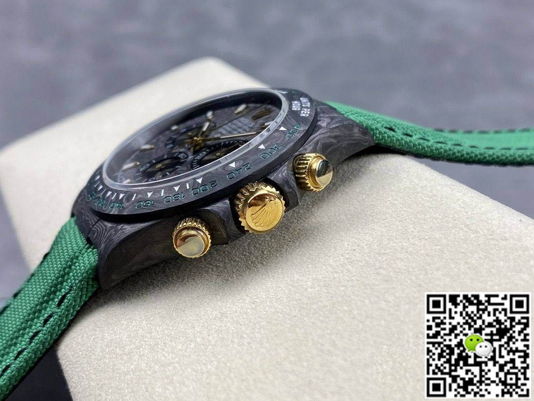 Replica R01ex Daytona Cosmograph Diw Custom Version 1:1 Best Edition Noob Factory Carbon Fiber Dial