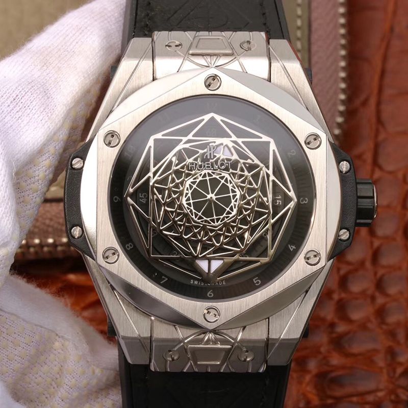 Replica Hublot Big Bang Sang Bleu 415.NX.1112.VR.MXM16 TMF Factory 1:1 Best Edition Swiss ETA1213 Black Dial