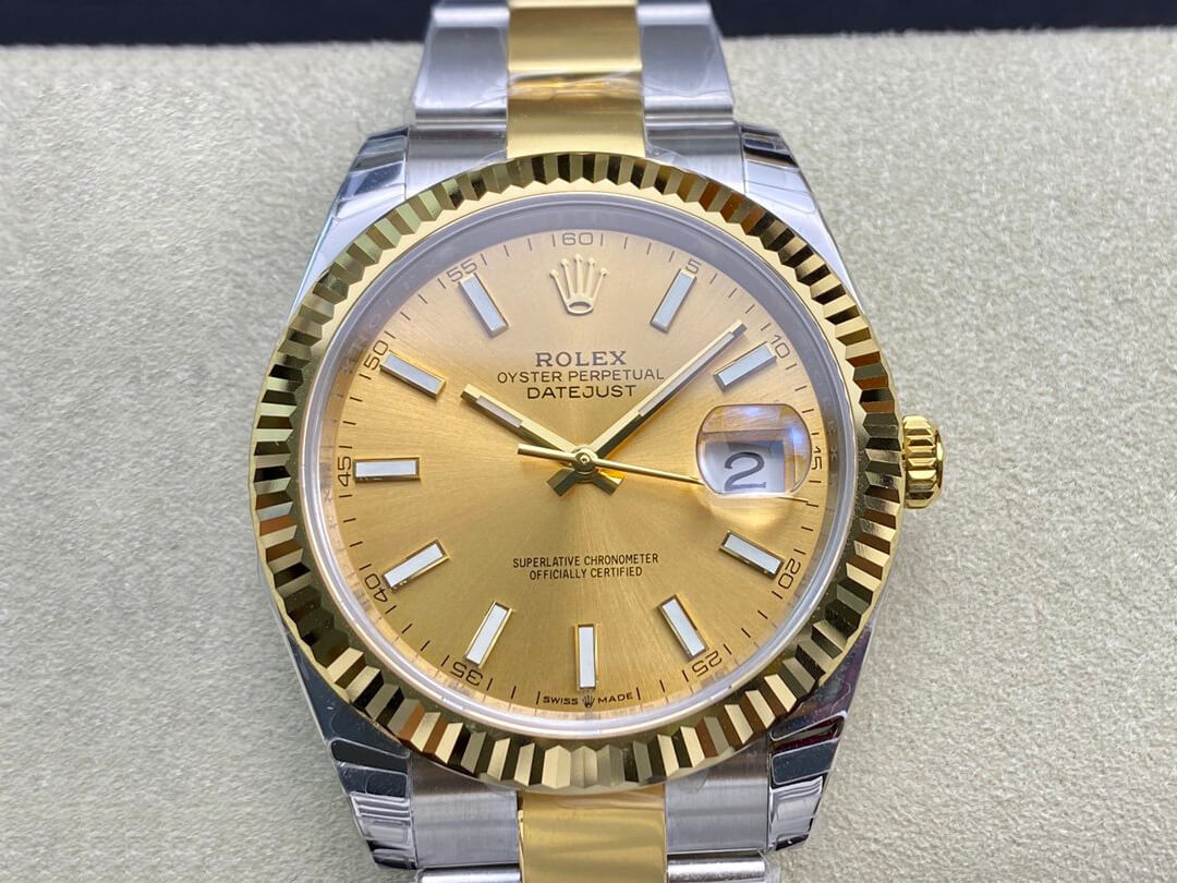 Replica R01ex Datejust M126333-0009 1:1 Best Edition EW Factory Champagne Dial
