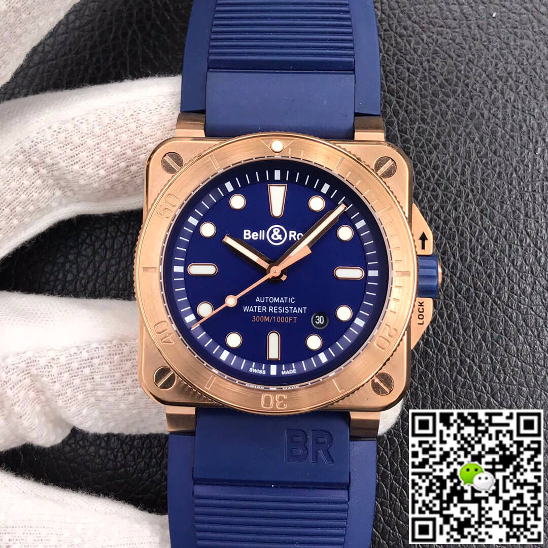 Replica Bell   Ross BR 03-92 1:1 Best Edition Blue Dial