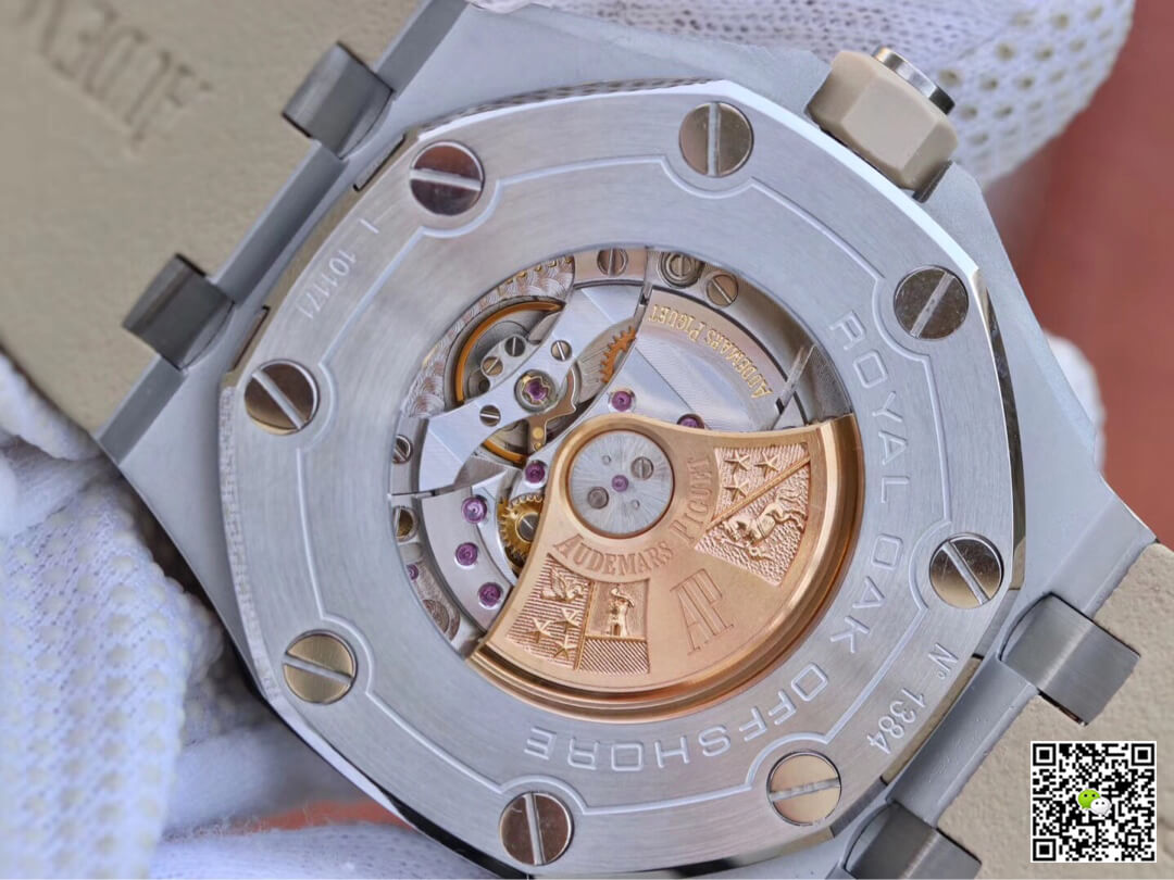 Replica Audemars P1g*et Royal Oak Offshore 15710ST.OO.A085CA.01 1:1 Best Edition JF Factory Beige Dial