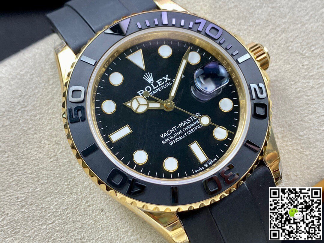 Replica R01ex Yacht Master M226658-0001 42MM 1:1 Best Edition OW Factory Black Dial