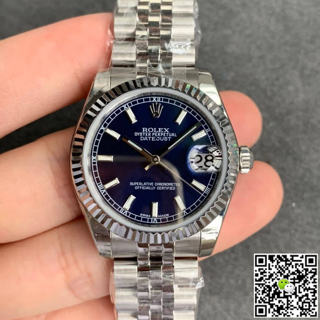 Replica R01ex Datejust M178274-0037 1:1 Best Edition GS Factory Blue Dial