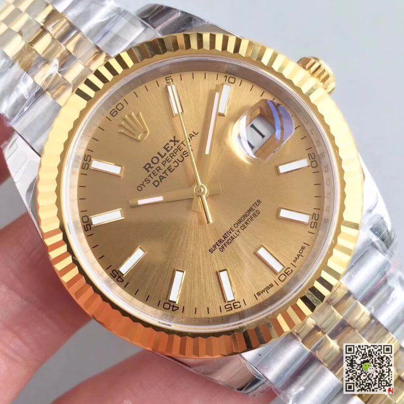 Replica R01ex Datejust 41 126333 1:1 Best Edition 904L Stainless Steel Jubilee Bracelet