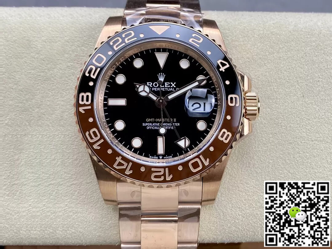 Replica R01ex GMT Master II M126715CHNR-0001 1:1 Best Edition C+ Factory Black Dial